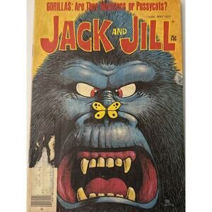 Vtg May 1977 No 5 Jack and Jill Child's Magazine Gorilla on Cover By BB Sams